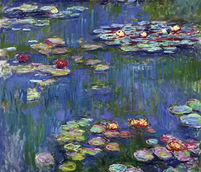 Popular Painting, "Water Lilies, 1916" by Claude Monet