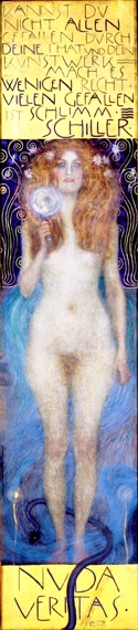 Nuda Veritas by Gustav Klimt